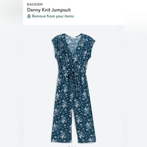 Kaleigh Danny Knit Jumpsuit from Stitch Fix Medium Teal Green NWT